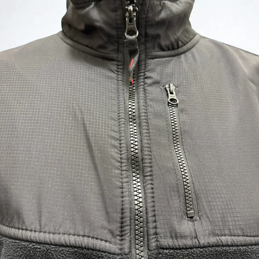 Aeropostale Black Fleece Jacket Full Zip Pockets Size S P‎